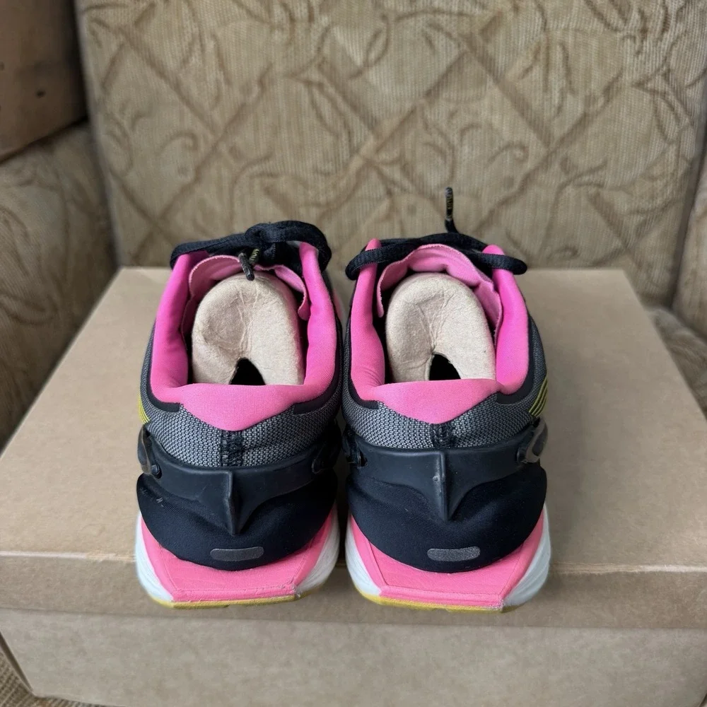 Puma Run XX Nitro Black Pink Trainers 376171-13 Women's Size 9.5 Running Shoes
